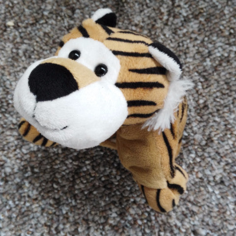 Fluffy stuffed tiger